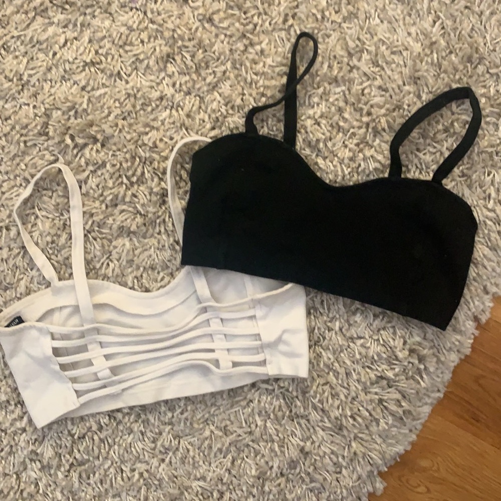Brandy Melville caged bralettes